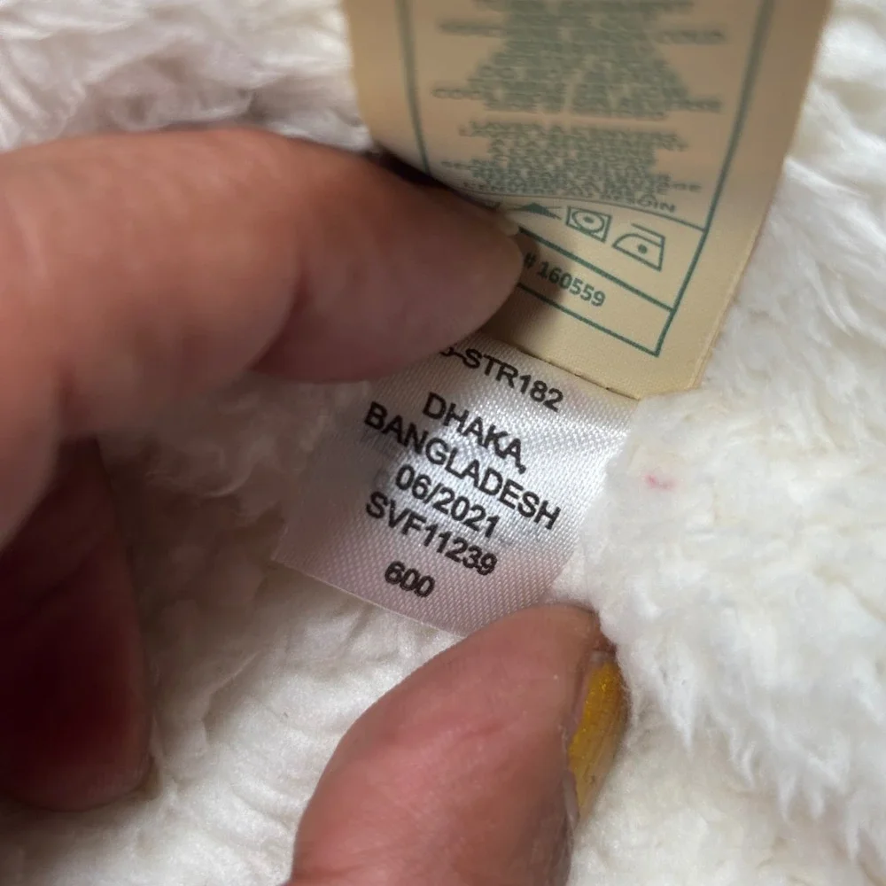 7 For All Mankind Kids Corduroy Sherpa Lined Barn Jacket Pink 12M Chore‎ NWT